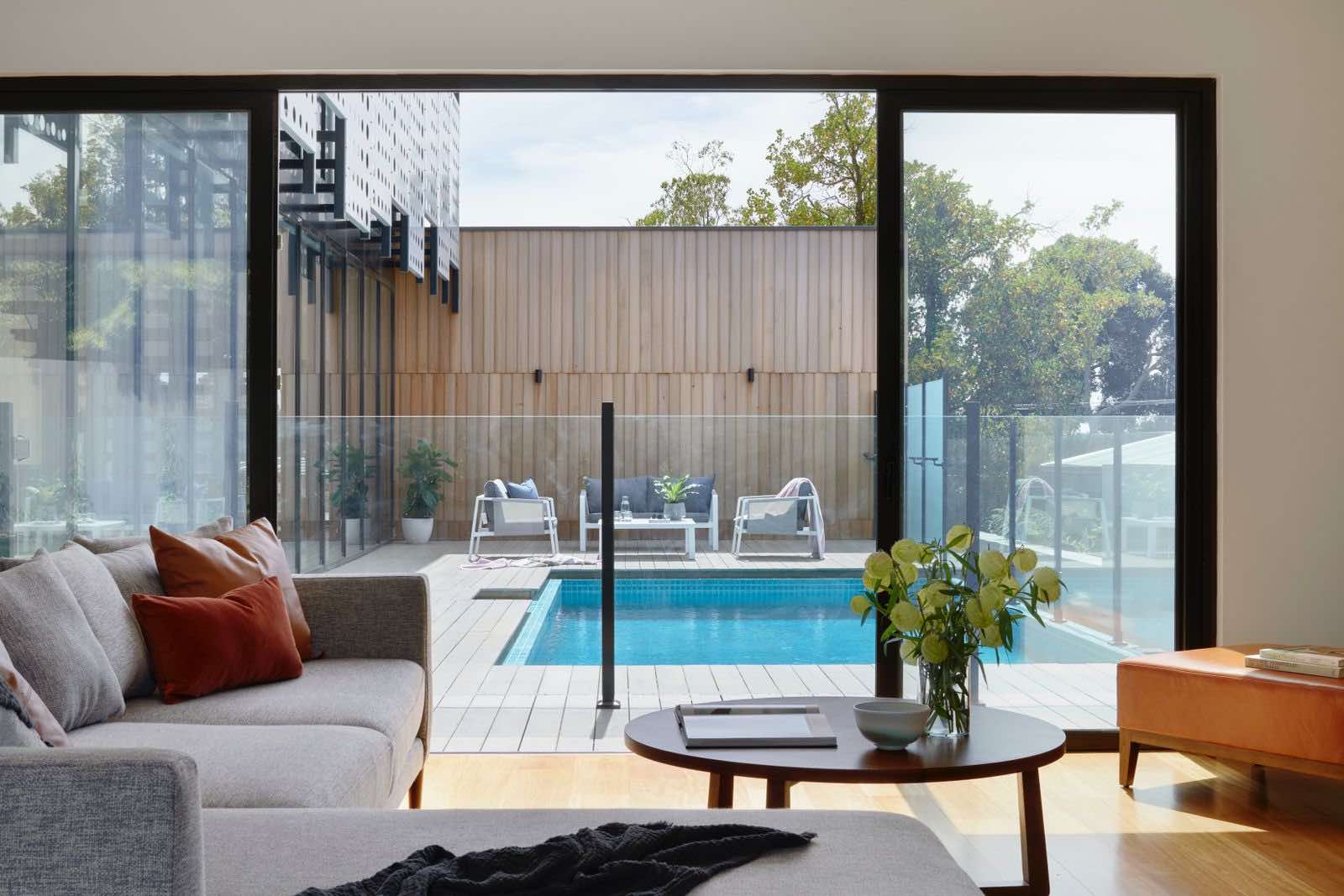 Diseño casa con alberca, casa moderna con piscina