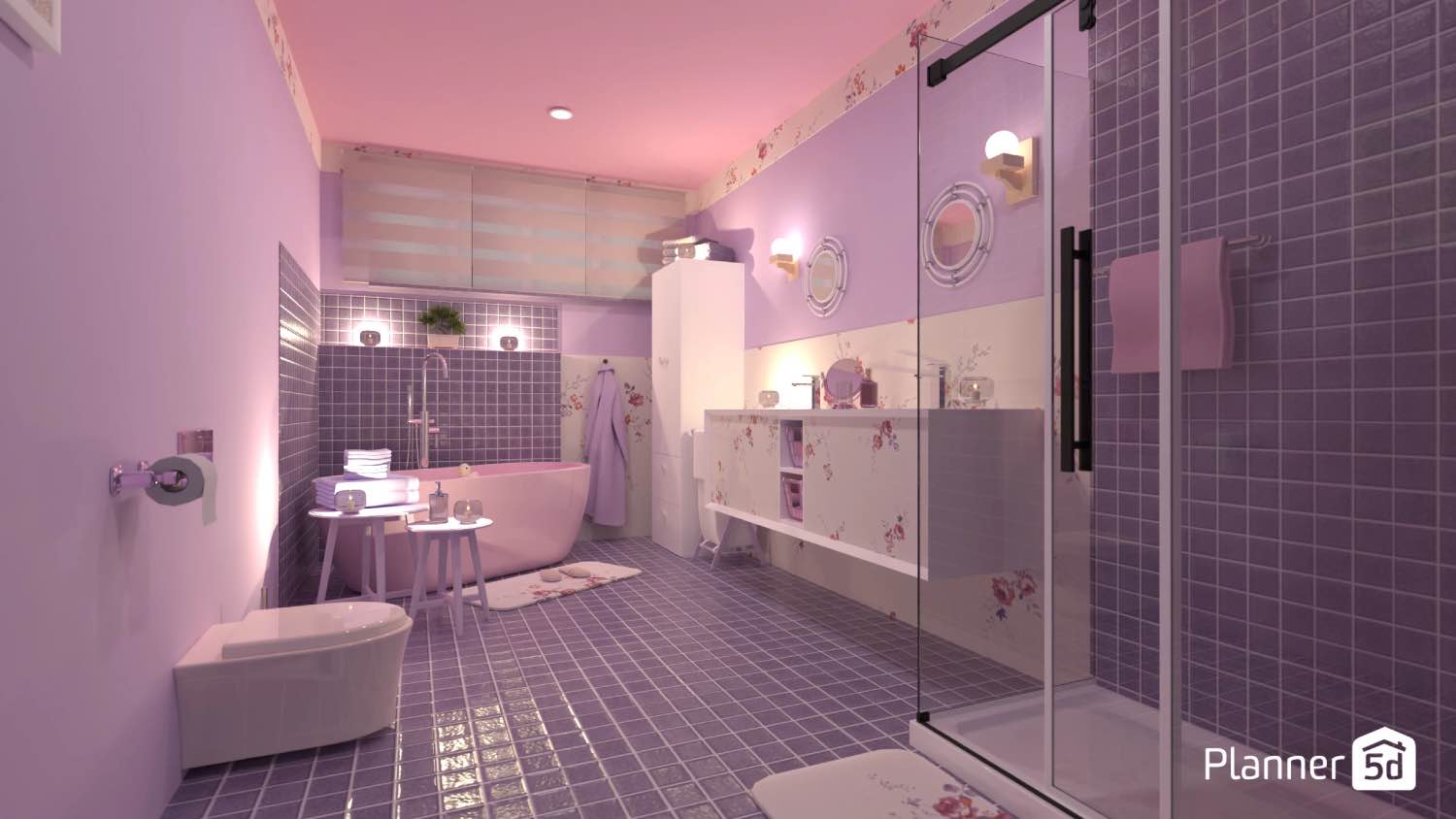 Bathrooms designed by Planner 5D users