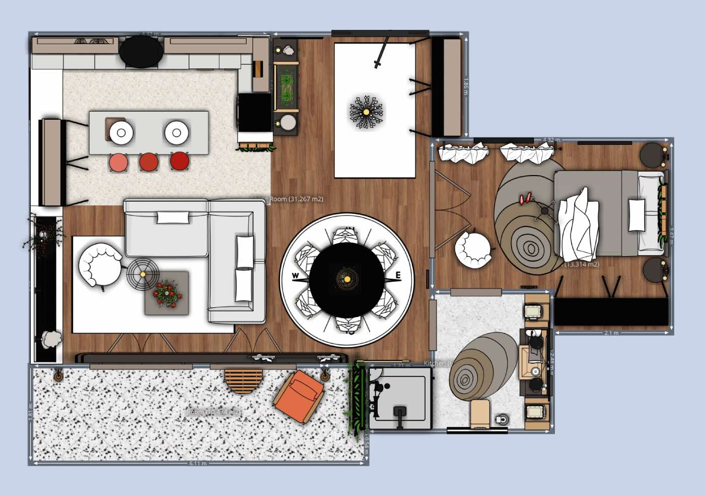 plano de casa 2d, diseños de casas económicas