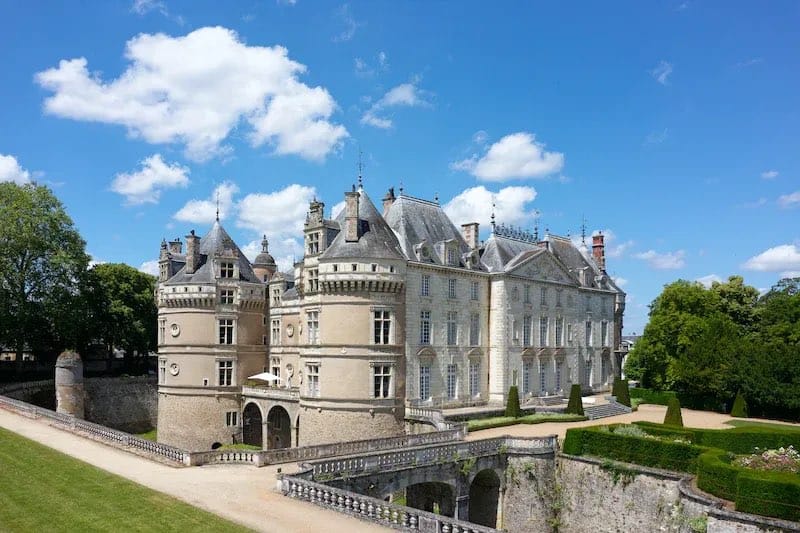 Los castillos del loira, Château de Lude, arquitectura francesa, palacio renacentista