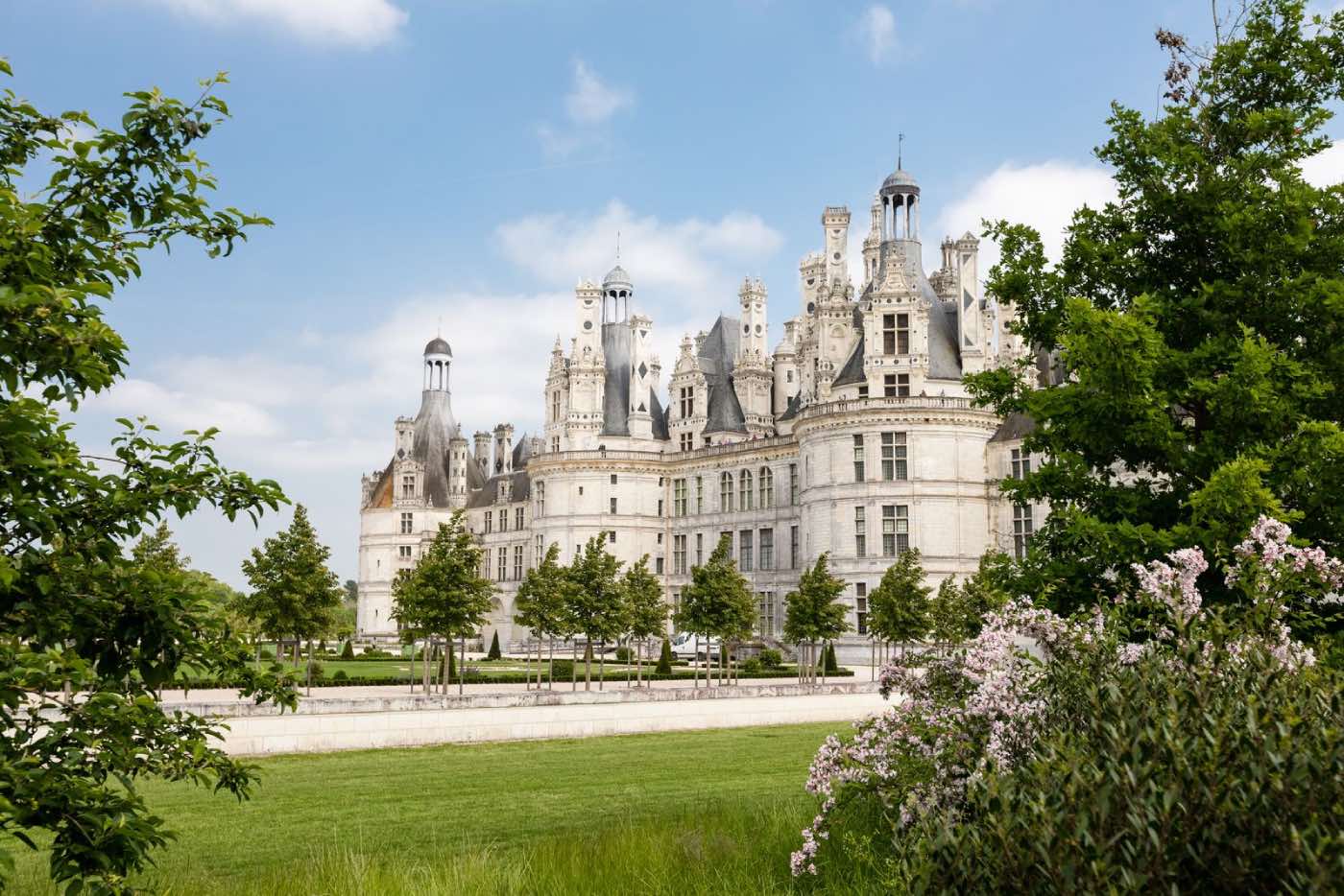 Los Castillos del Loira: chateau de Chambord, arquitectura francesa, jardín y palacio