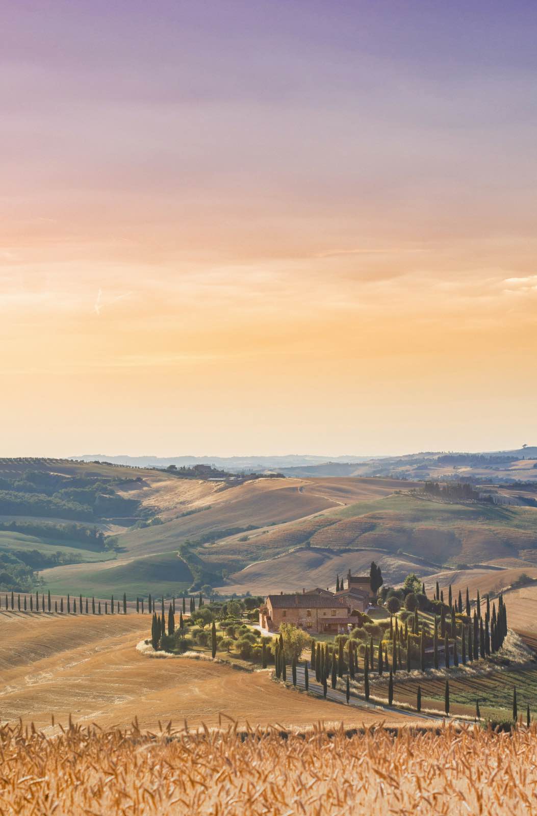 casa de campo rústica en la toscana, italia