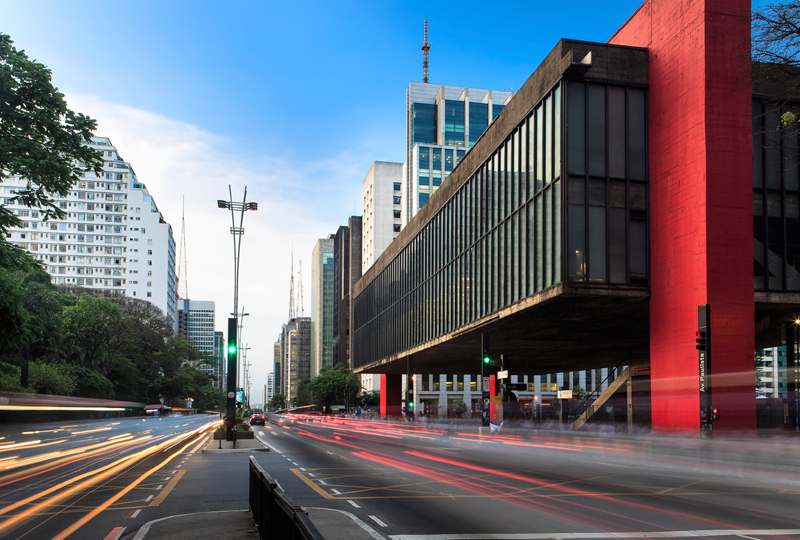 Museu MASP estilo arquitetônico Bauhaus