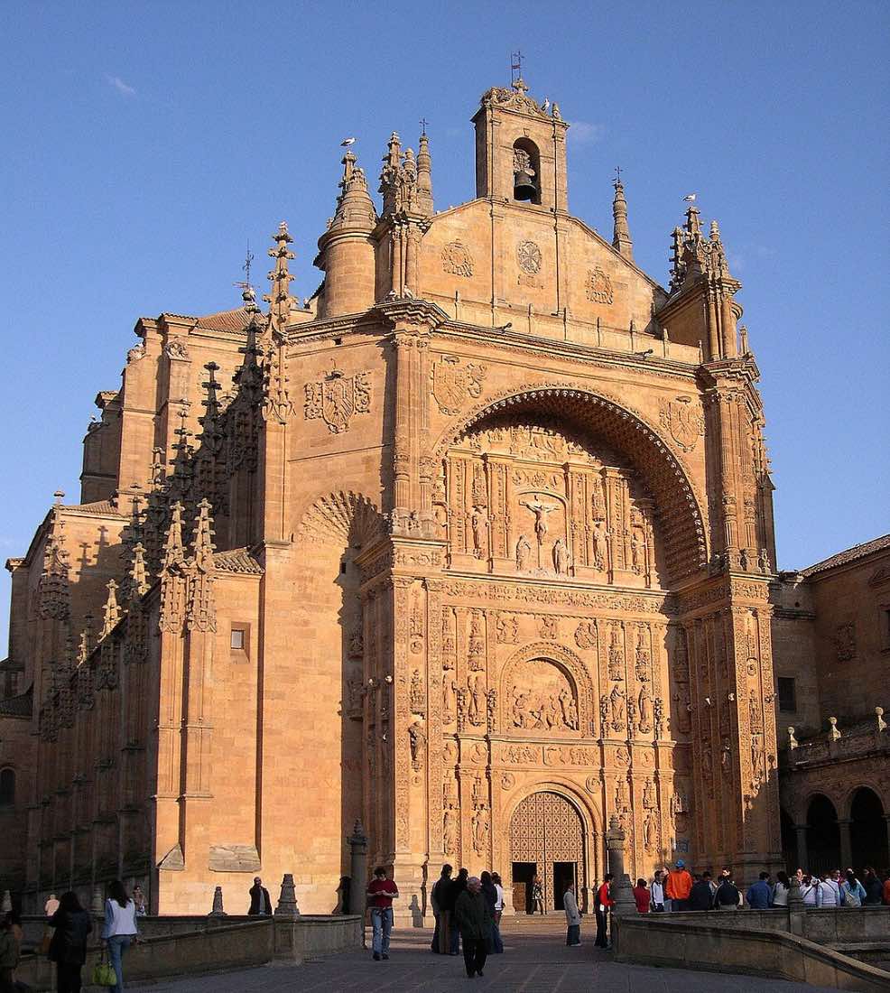 Arquitectura gótica española, Iglesia de San Esteban de Salamanca. fachada