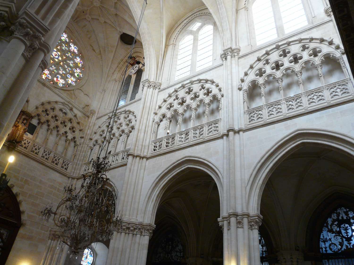 Arquitectura gótica española, Catedral de Burgos interior