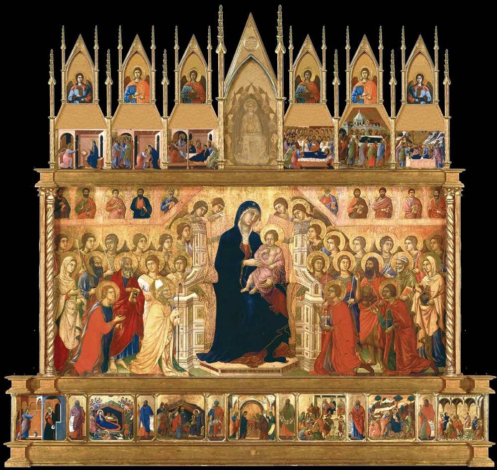 Das Maestà-Altargemälde von Duccio