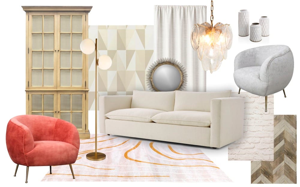 living room mood board