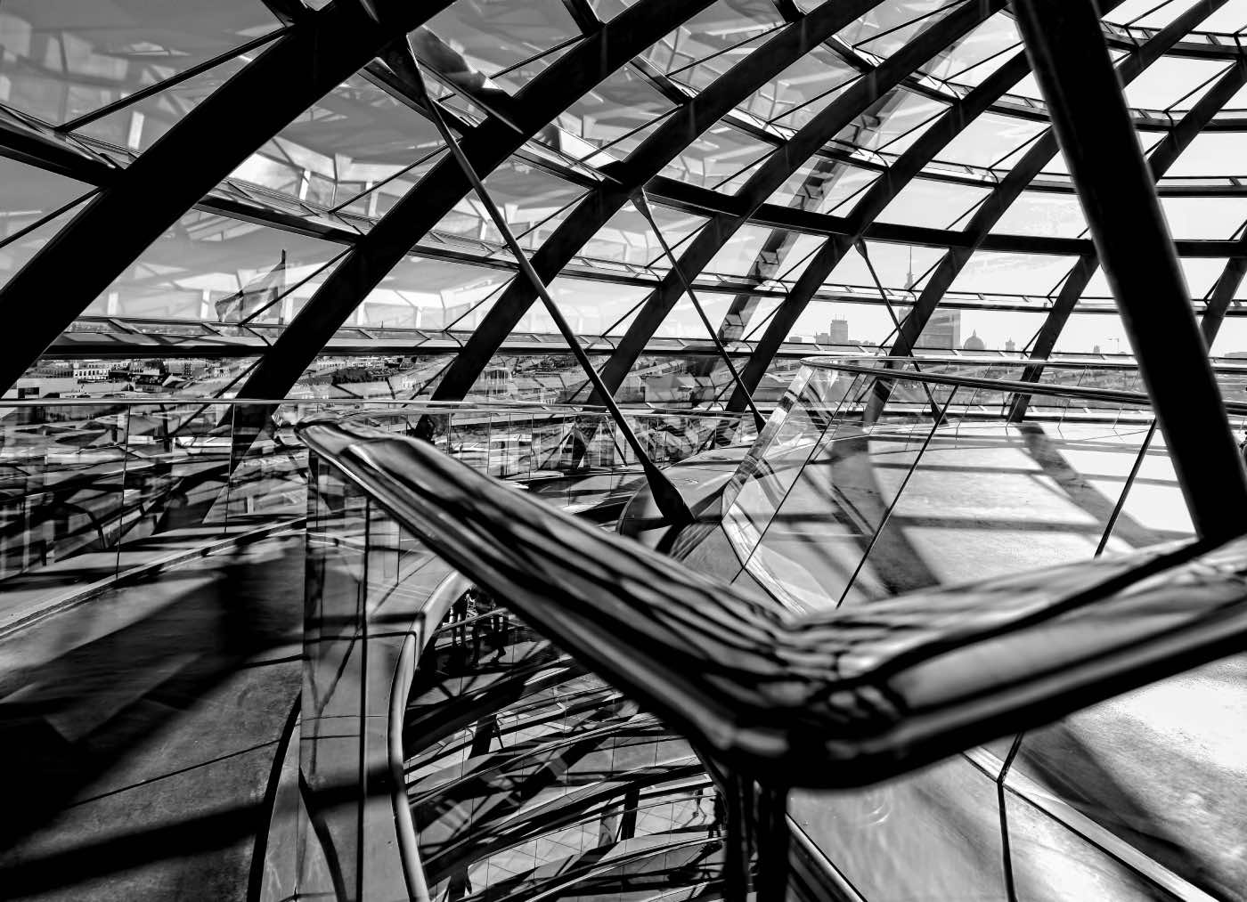 Obras de Norman Foster: Cúpula del Reichstag, Berlín, arquitectura, cristal, acero