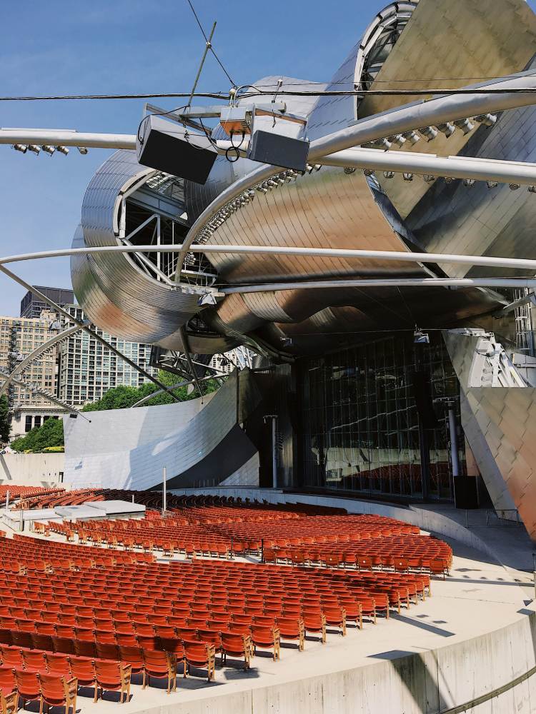  obras de Frank Gehry: Pabellón Jay Pritzker, Chicago