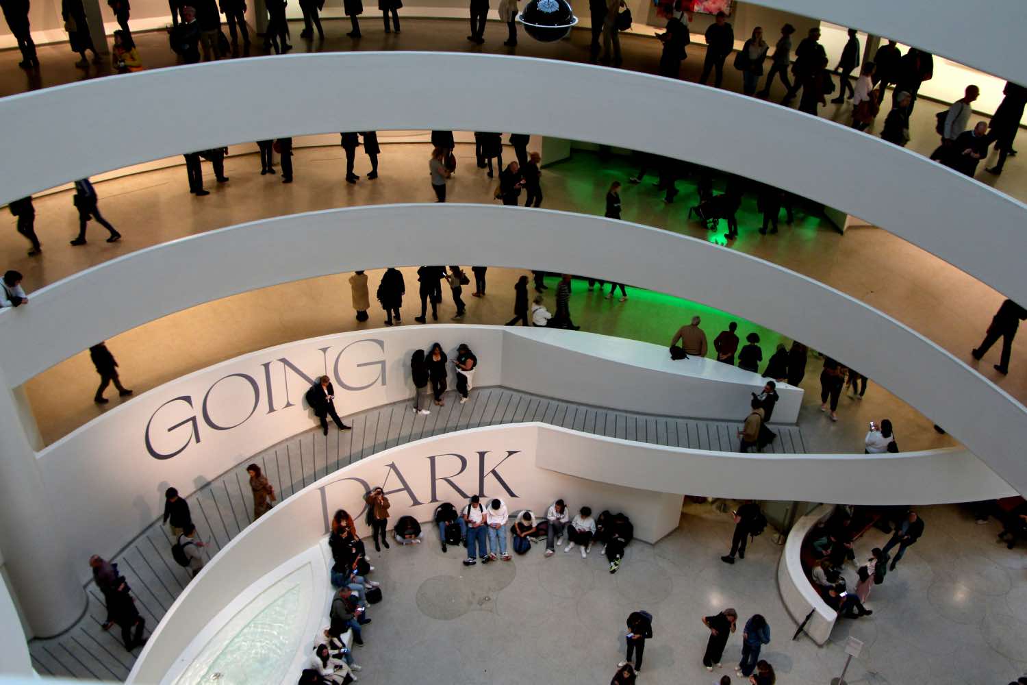 obras de Frank Lloyd Wright: Museo Solomon R. Guggenheim, Nueva York. interior