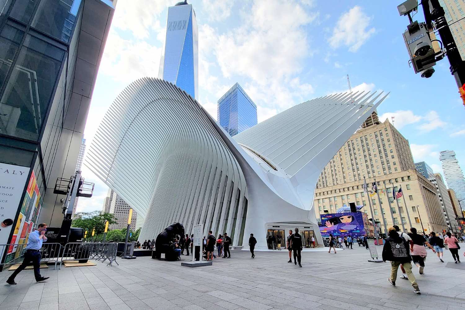 obras de Santiago Calatrava: The Oculus en World Trade Center, Nueva York.