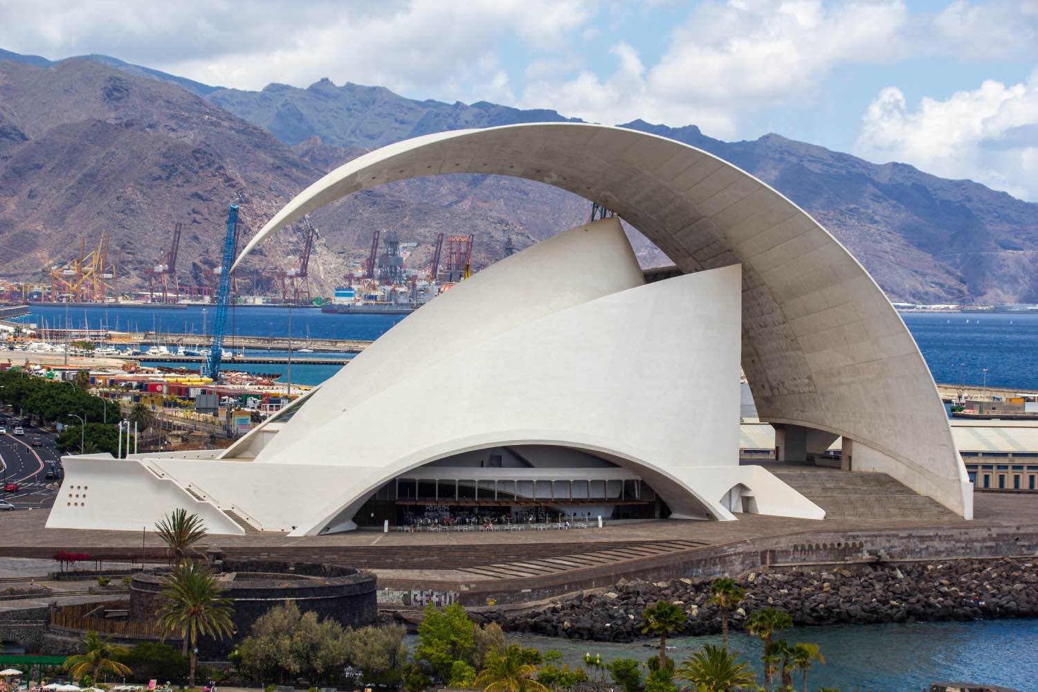 obras de Santiago Calatrava: Auditorio de Tenerife.