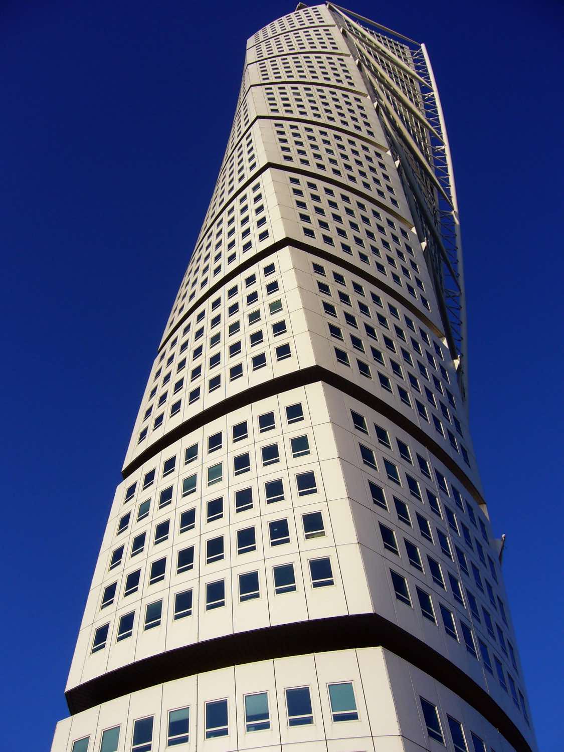 obras de Santiago Calatrava: Turning Torso, Malmö, rascacielos moderno en suecia