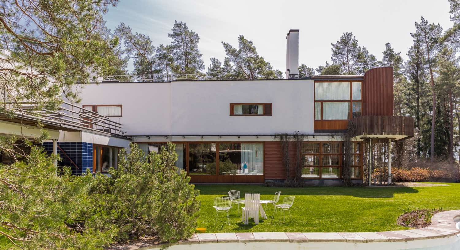 obras de Alvar Aalto: Villa Mairea, en Noormarkku, Finlandia, casa moderna