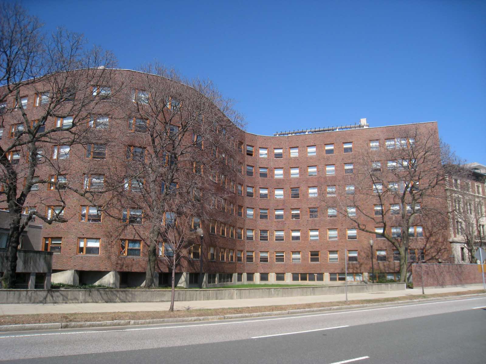 obras de Alvar Aalto: Baker House (dormitorios del MIT), en Cambridge, Massachusetts, 