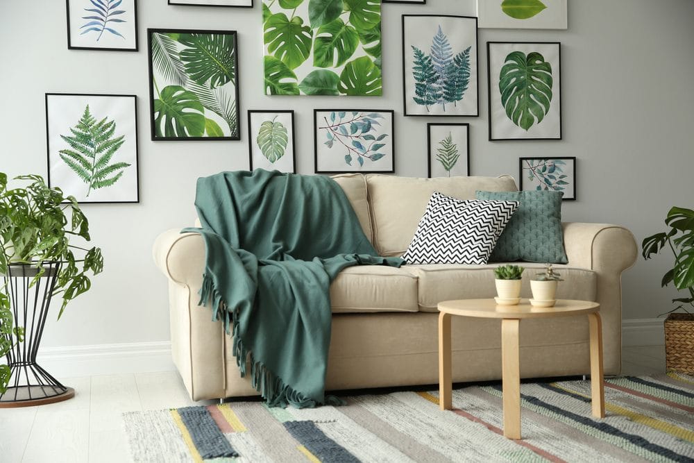 nature inspired gallery wall ideas