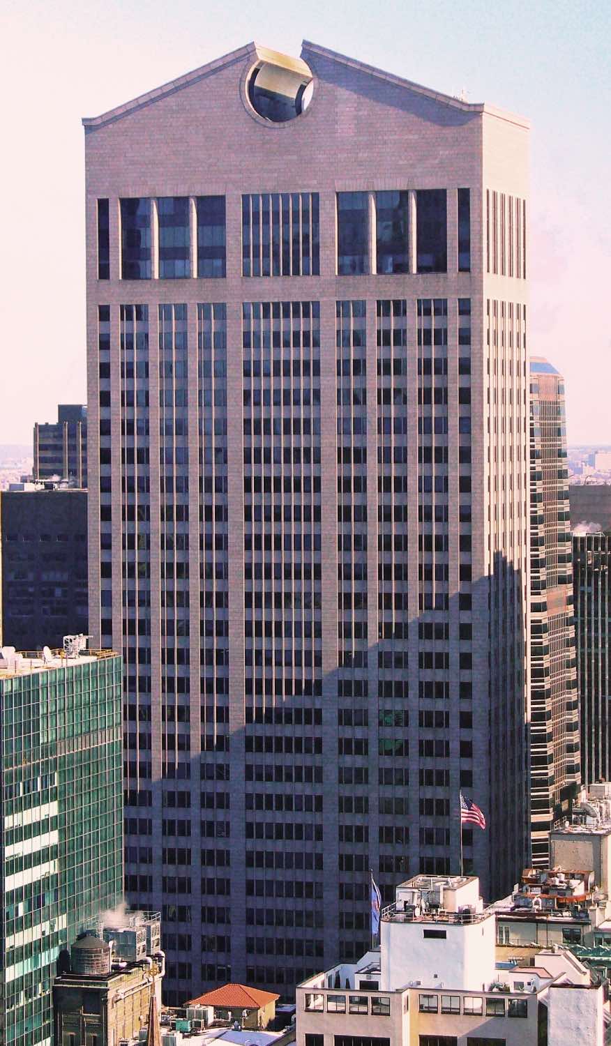 obras de Philip Johnson: 550 Madison Avenue, Nueva York., rascacielos posmoderno