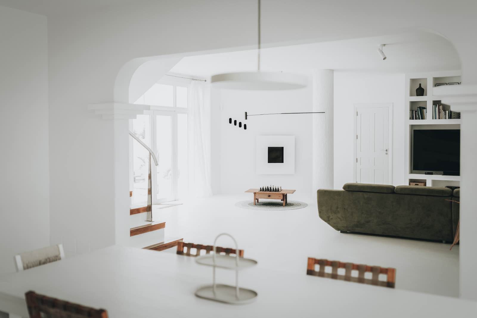 decoración moderna,villa amonita, casa moderna con piscina en lanzarote