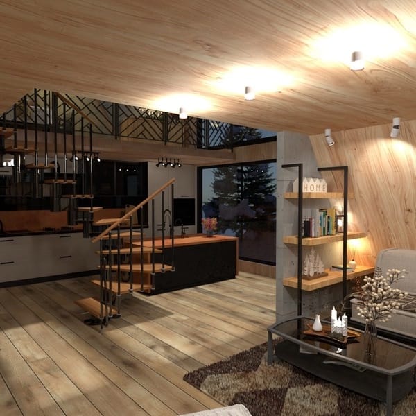 Diseños de escaleras. Renders planner 5d