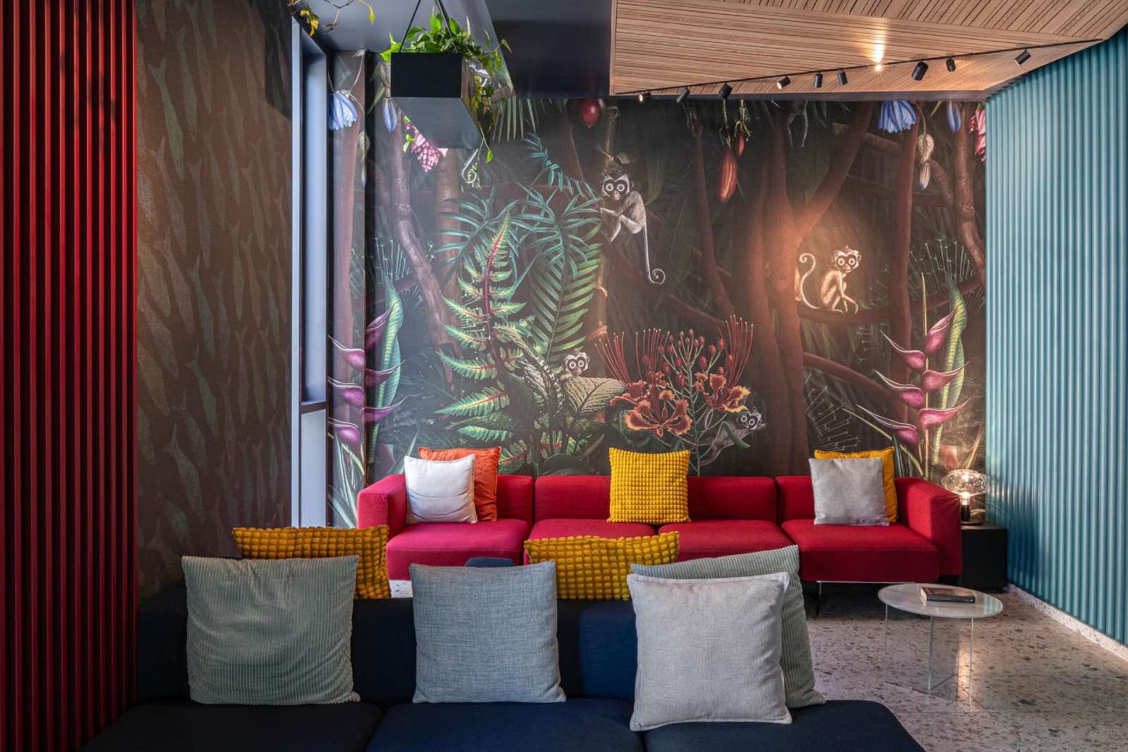 Papel tapiz para decoración moderna, diseño de interiores con papel de pared