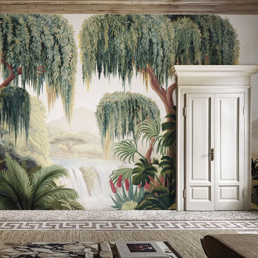 Papel tapiz para decoración moderna, diseño de interiores con papel de pared