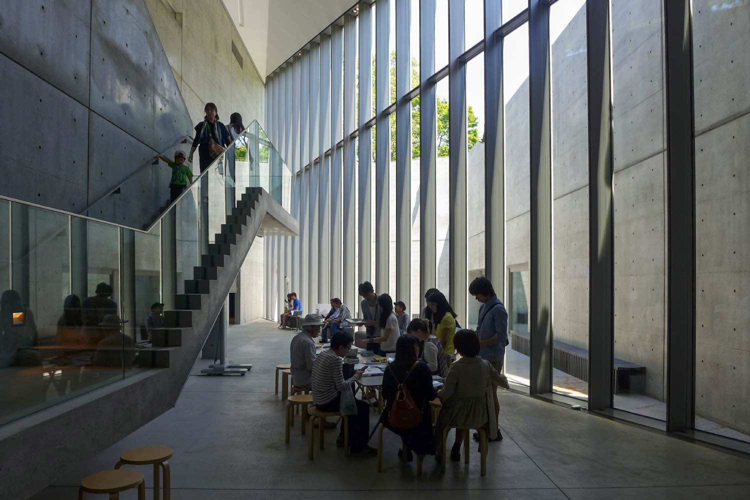 obras de Tadao Ando: 21_21 Design Sight en Tokio, Japón.