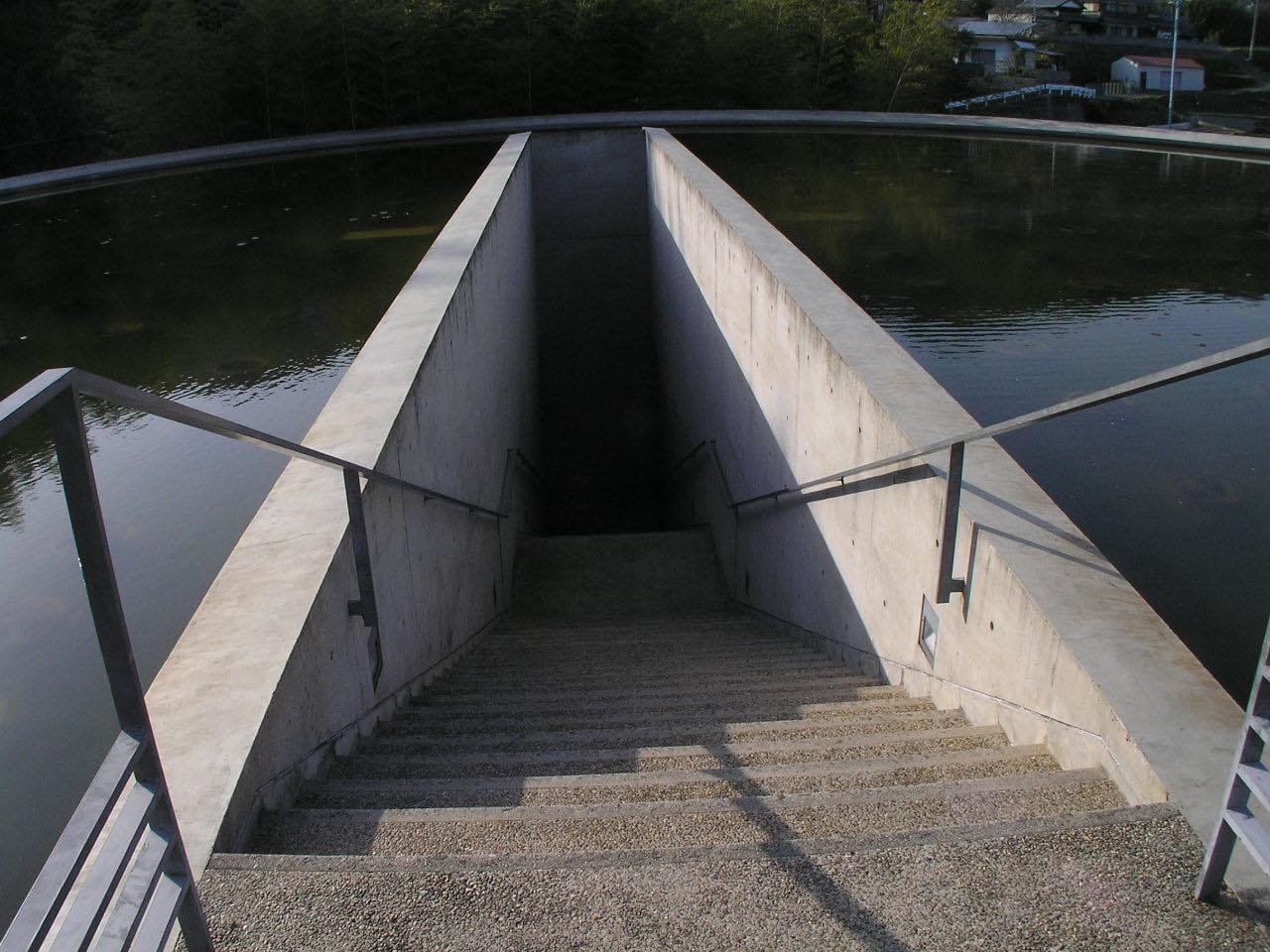 obras de Tadao Ando: Templo del Agua en Hompuku-ji, Japón.