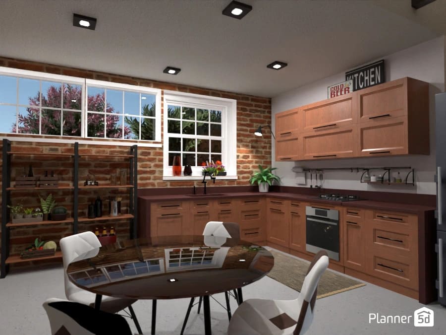 Simulação de decoração com IA no Planner 5D