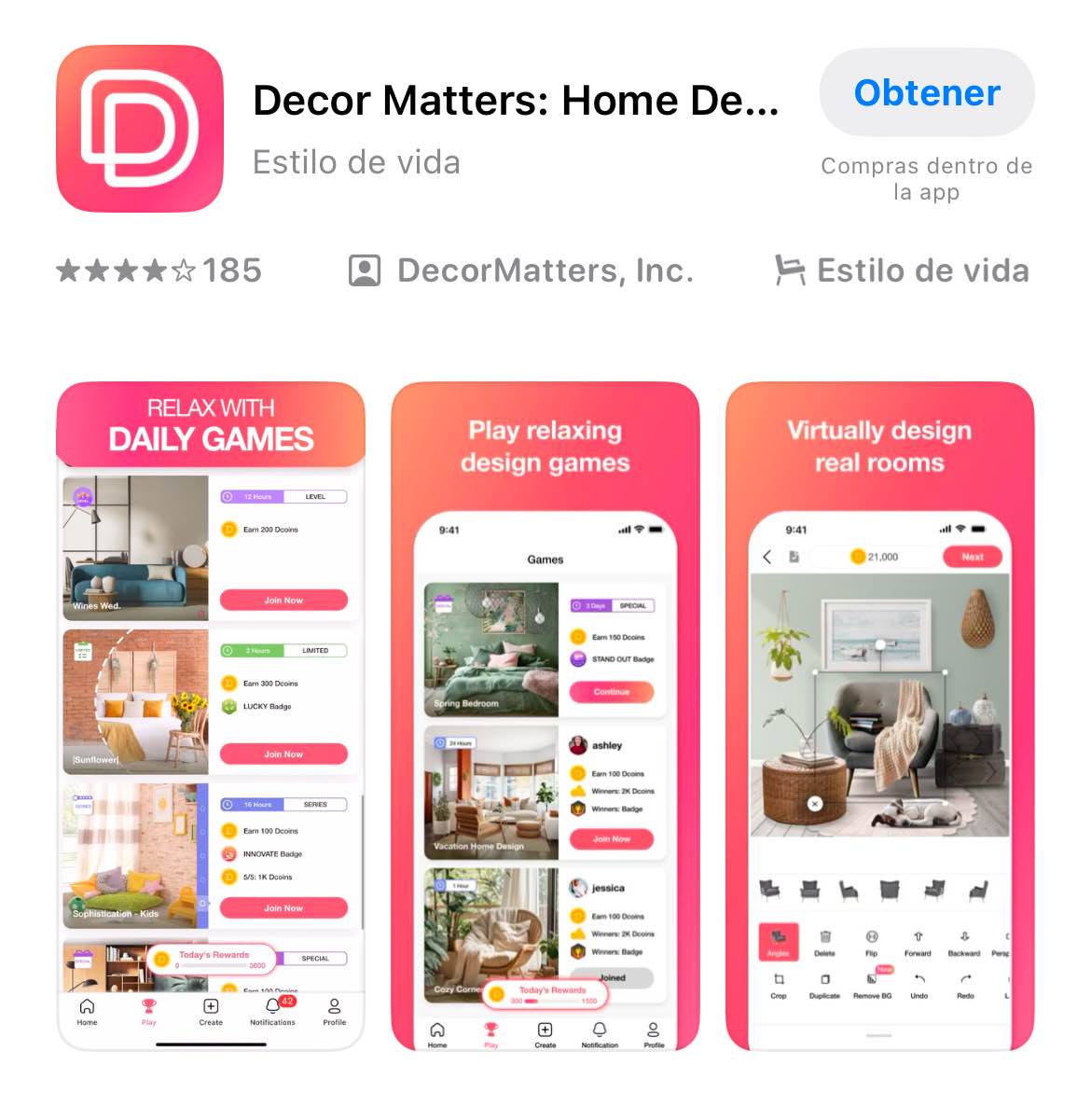 apps para diseño de interiores, decormatters