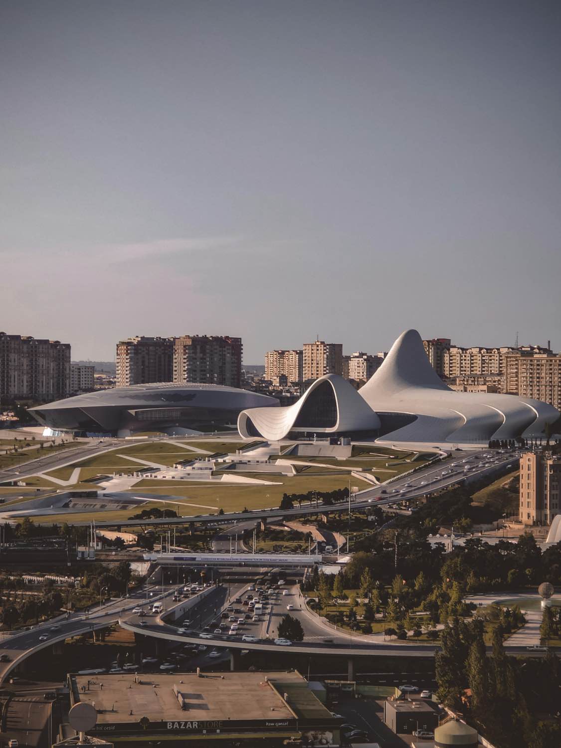 Edificios famosos: Centro Cultural Heydar-Aliyev en Bakú