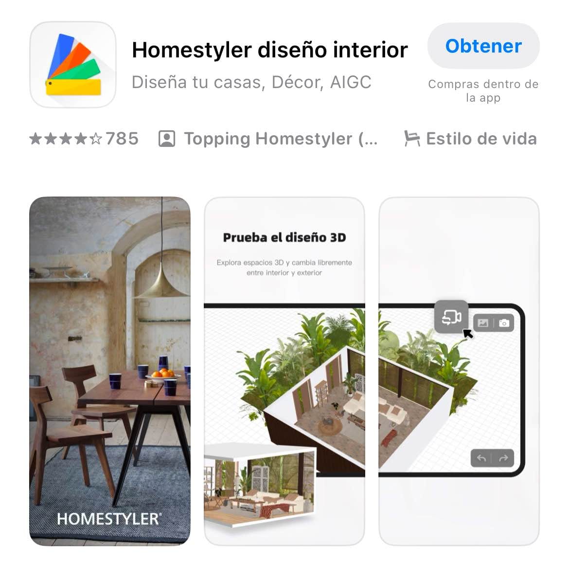 apps para diseño de interiores, homestyler