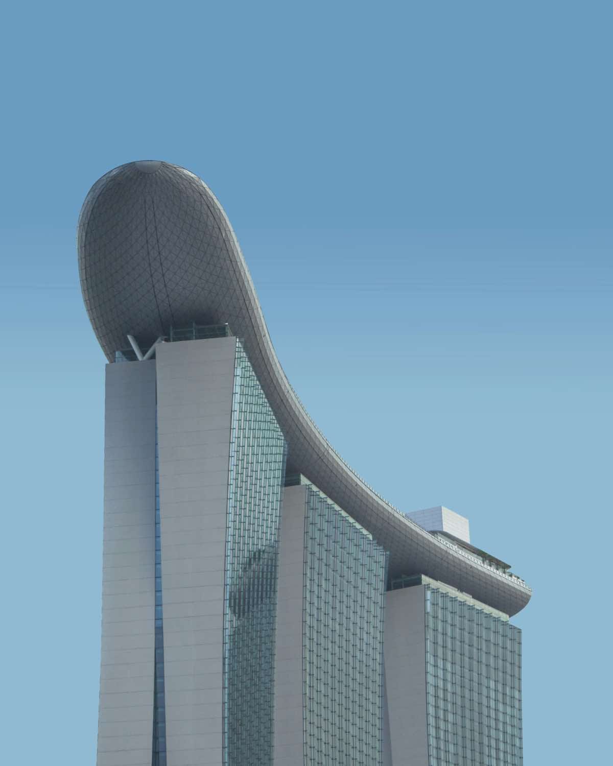 Edificios famosos: Marina Bay Sands en Singapur. 