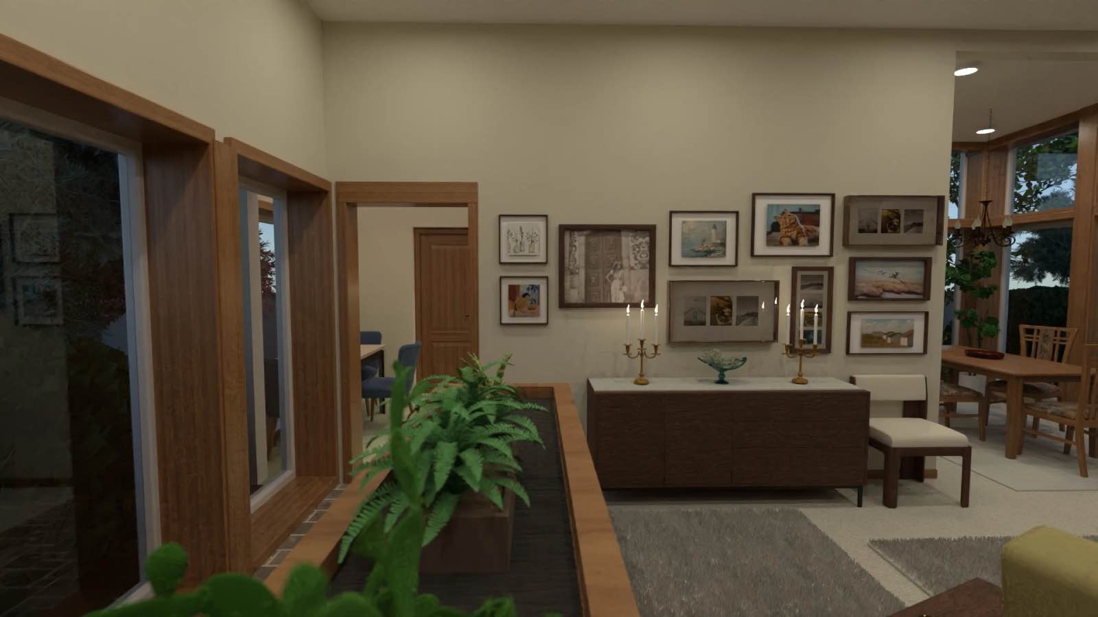 planner 5d, app de diseño de interiores, render 3d sala estar