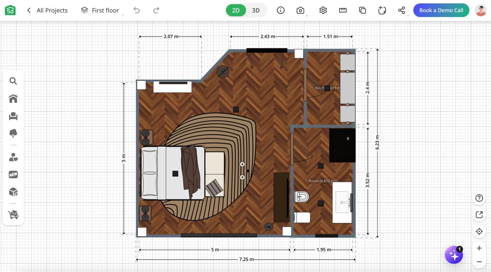 apps para diseño de interiores, planner 5d