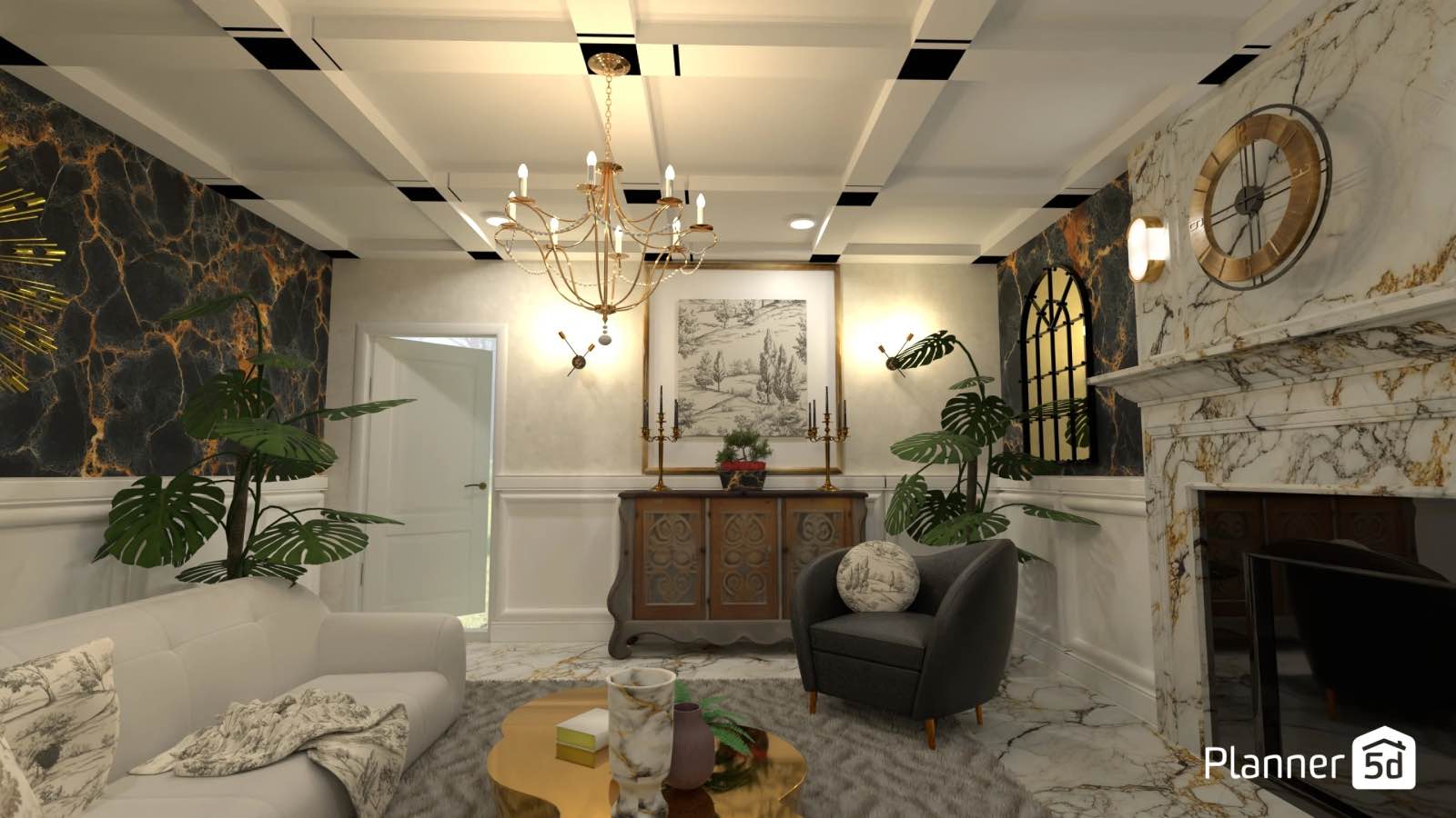 render sala estar,apps para diseño de interiores