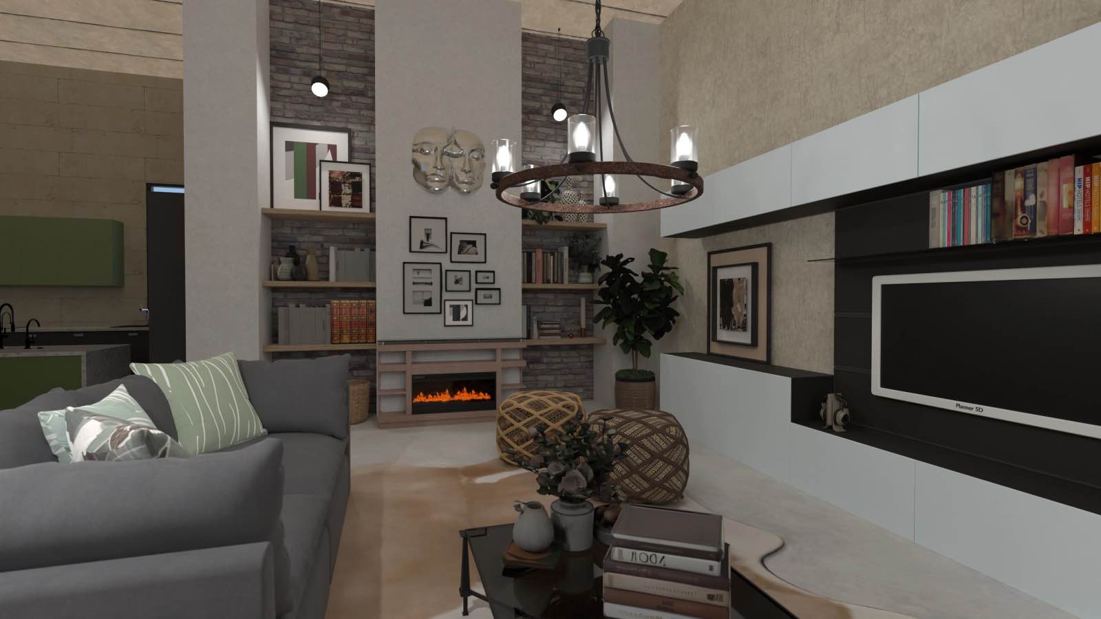 sala de estar moderna,apps para diseño de interiores