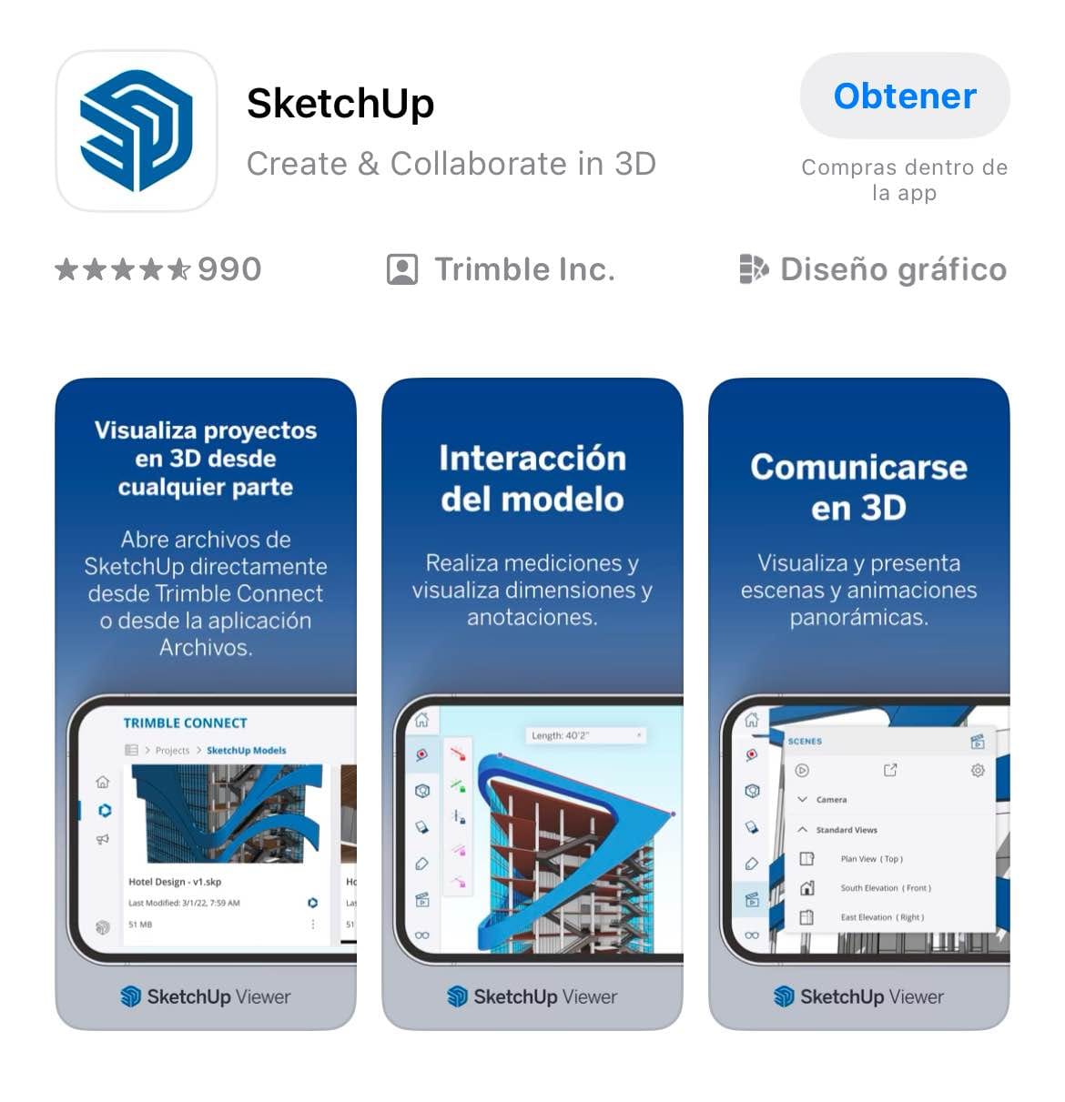 apps para diseño de interiores sketchup