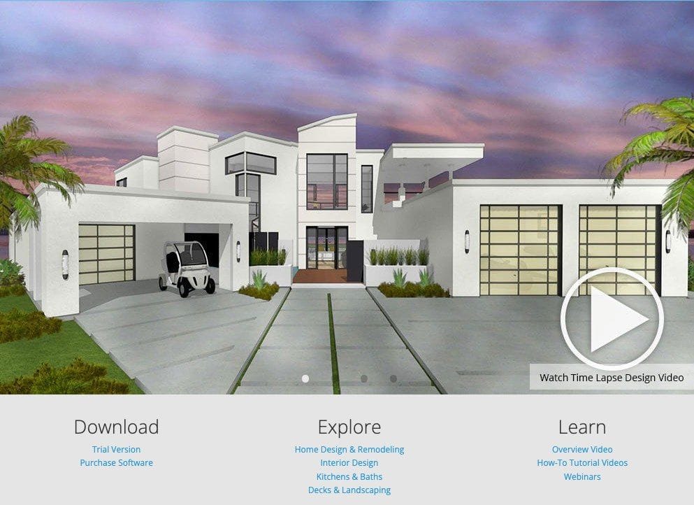 software di Progettazione paesaggistica per il giardino, chief architect