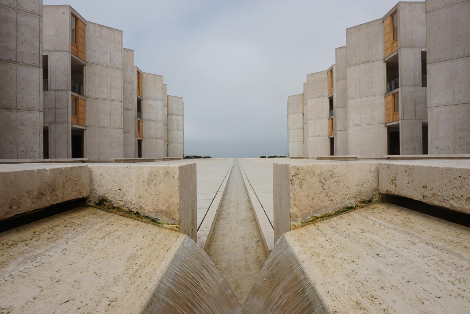 Salk Institute, California. brutalisme, beton brut
