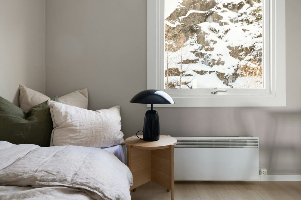 quarto com calefação