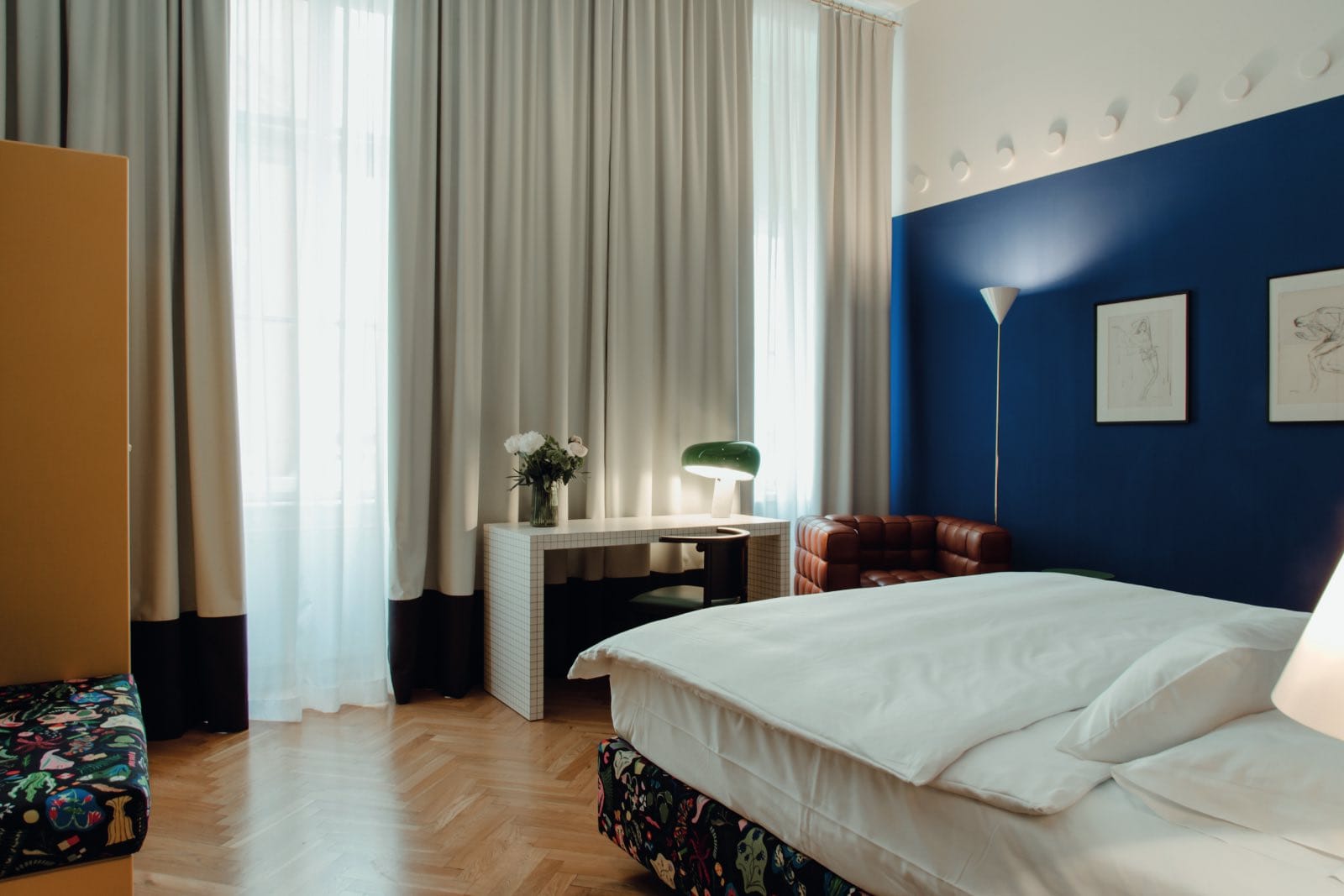 cómo decorar un dormitorio, habitación de hotel, viena