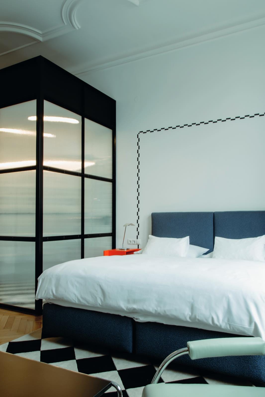 decoración moderna de dormitorio minimalista