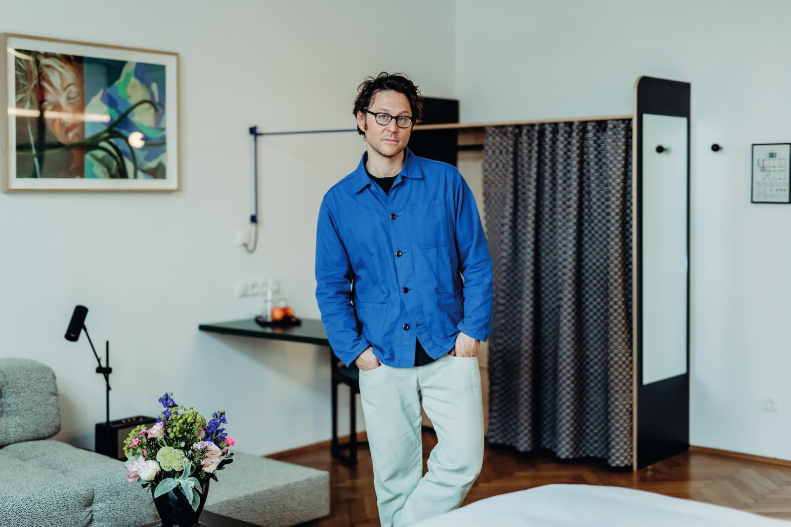 cómo decorar un dormitorio con personalidad, diseñador de interiores Arthur Arbesser