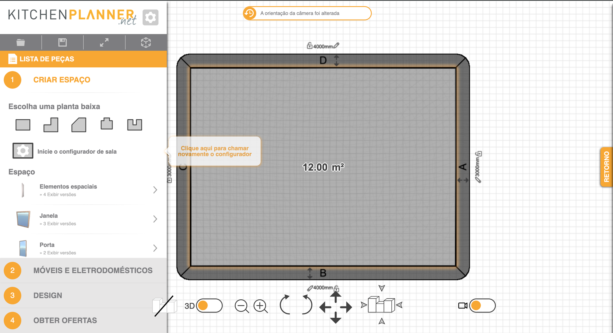projetar cozinha planejada: Simulador Kitchenplanner.net