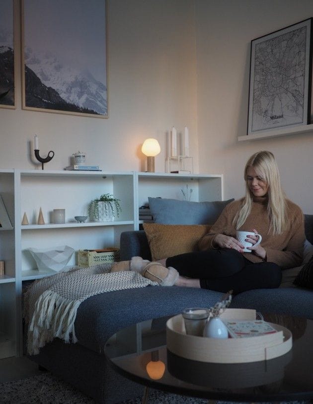 decoracion estilo nórdico, hygge en casa
