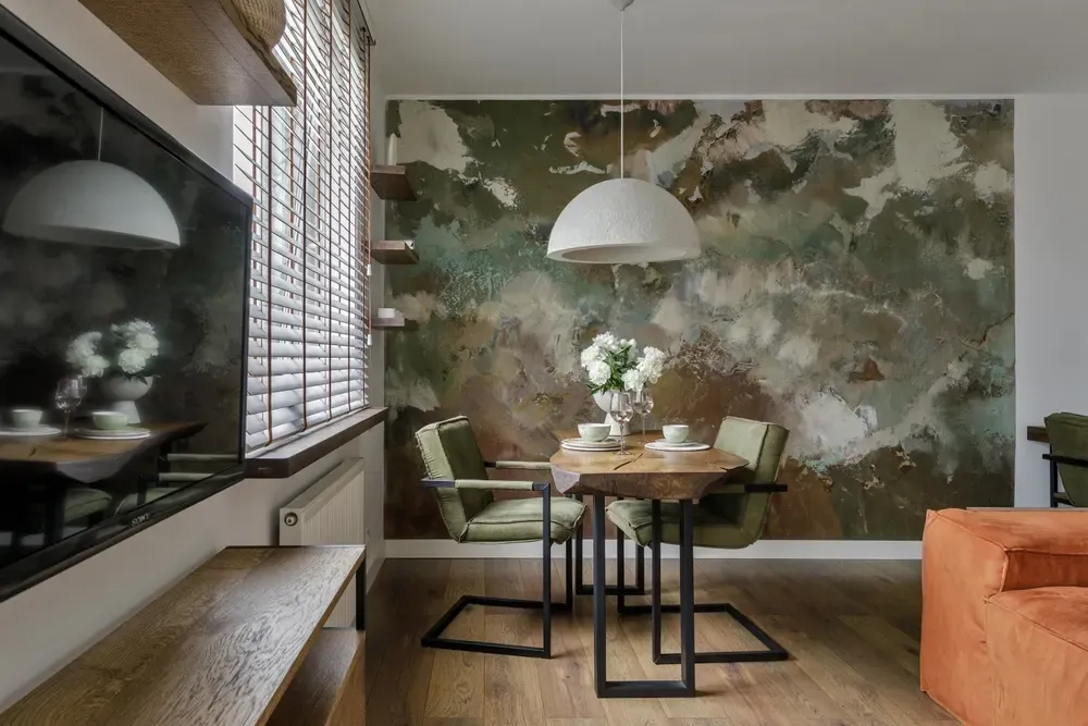 Nowoczesny apartament urządzony w stylu Japandi