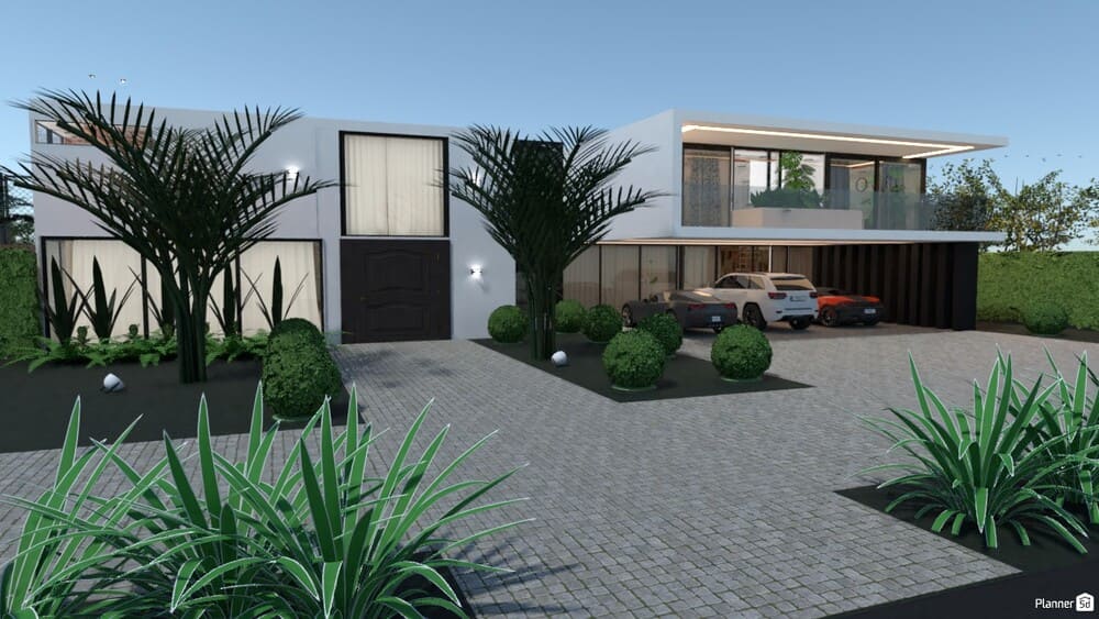 ideia de fachada de casa moderna