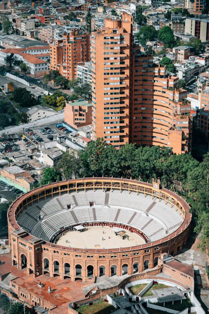torres parque y plaza de toros santamaría en bogotá, edificios famosos colombianos