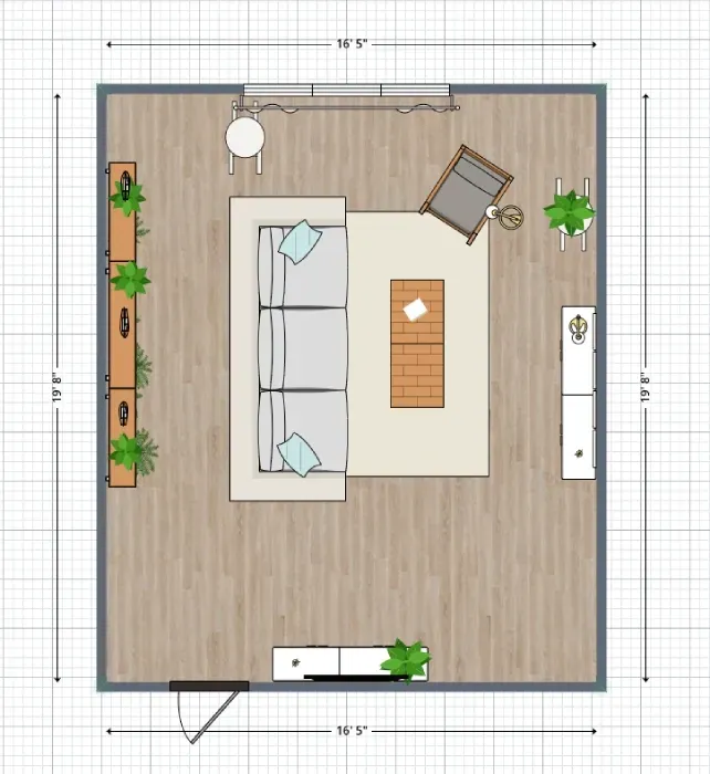 Simulatore colori pareti online: planner 5d render deco