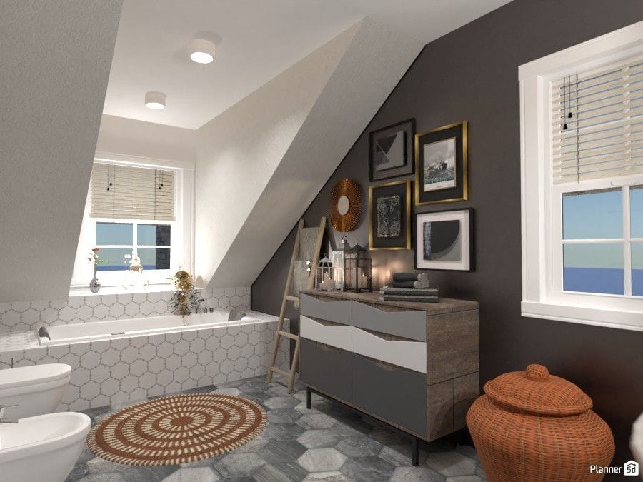 Prova diversi colori | Simulatore colori pareti online: planner 5d render deco